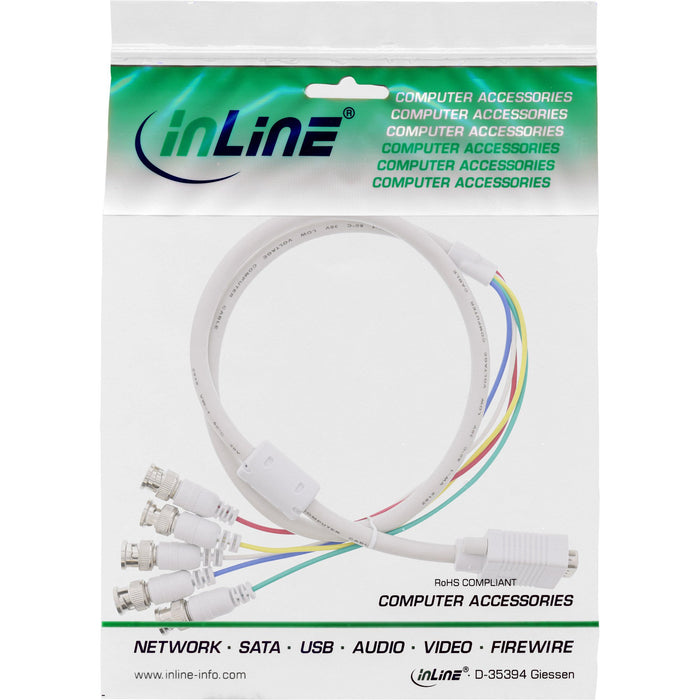 EAN 4043718003051 - InLine 17555 cable VGA 5 m VGA (D-Sub) Beige imagen 2