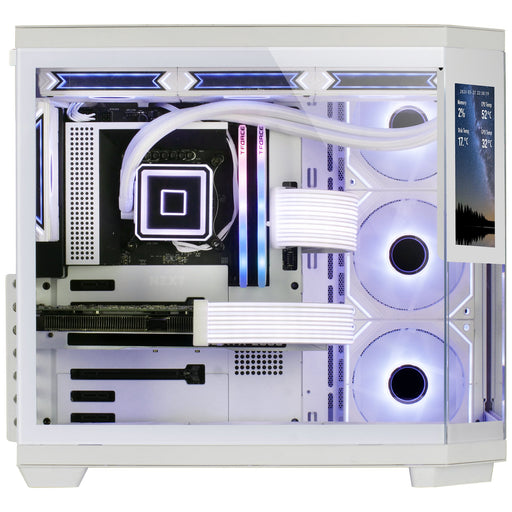 EAN 8435693113133 - Mars Gaming MC3TCORELCDW carcasa de ordenador Midi Tower Blanco imagen 2