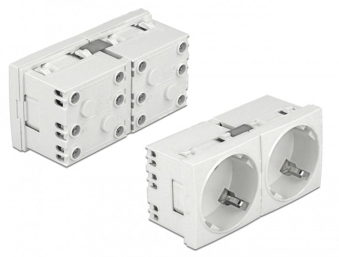EAN 4043619814268 - DeLOCK Easy 45 toma de corriente CEE 7/3 Blanco imagen 1