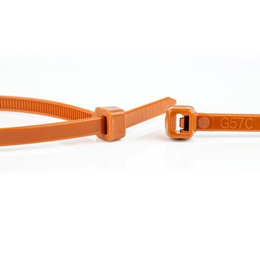 EAN 8717278572116 - WKK 11032171 presilla Brida reutilizable Plástico Marrón 100 pieza(s) imagen 2