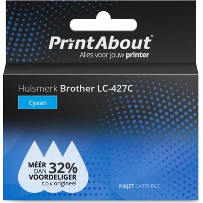 EAN 0616985792474 - PrintAbout LC-427C cartucho de tinta Compatible Cian imagen 1