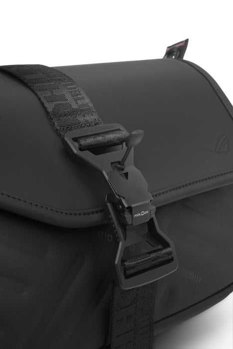 EAN 4711387814796 - ASUS BC3004 ROG SLASH SLING BAG 4.0 Bandolera cuero PU, Poliéster Negro imagen 12