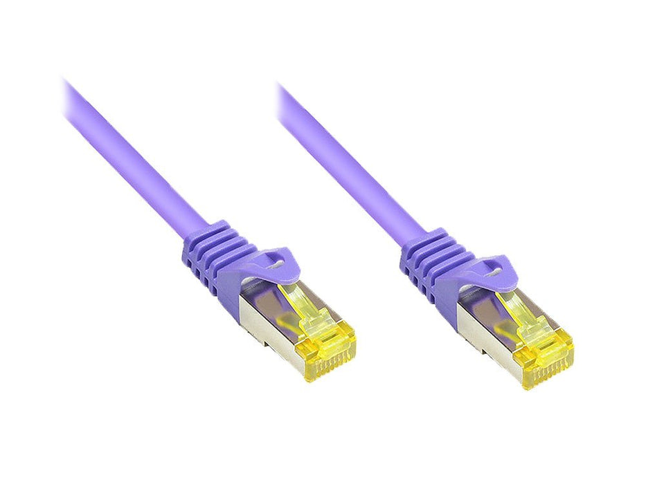 EAN 4014619774128 - Alcasa RJ45-RJ45, m-m, 7.5m cable de red Violeta 7,5 m Cat7 S/FTP (S-STP) imagen 1