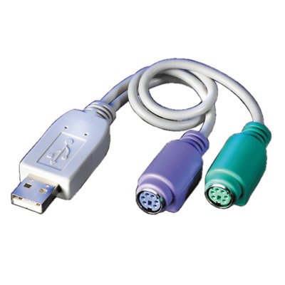 EAN 7611990167425 - VALUE USB to 2x PS/2 cable ps/2 0,3 m 2x 6-p Mini-DIN USB A Gris imagen 1