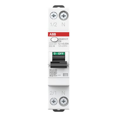 EAN 8012542418658 - ABB 2CSR255165R1165 corta circuito Residual-current device with overcurrent protection (RCBO) Tipo A 1 imagen 1