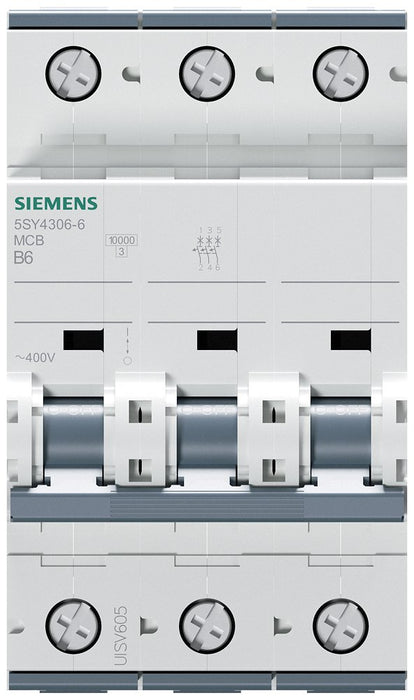 EAN 4001869181745 - Siemens 5SY4306-6 corta circuito Disyuntor en miniatura 3 imagen 2
