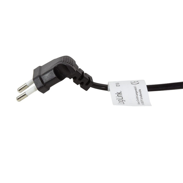 EAN 4052792039771 - LogiLink 0.75m, CEE 7/16/IEC 60320-C7 Negro 0,75 m CEE7/16 C7 acoplador imagen 2