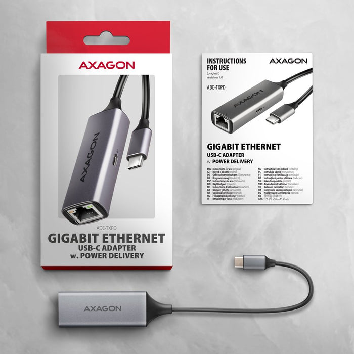 EAN 8595247908254 - Axagon ADE-TXPD adaptador y tarjeta de red Ethernet 1000 Mbit/s imagen 7