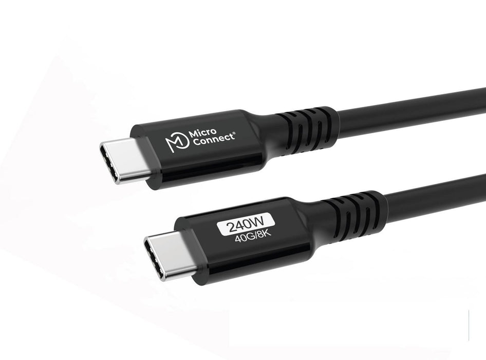 EAN 5715328135604 - Microconnect USB4CC015-240W cable USB USB4 Gen 3x2 0,15 m USB C Negro imagen 3