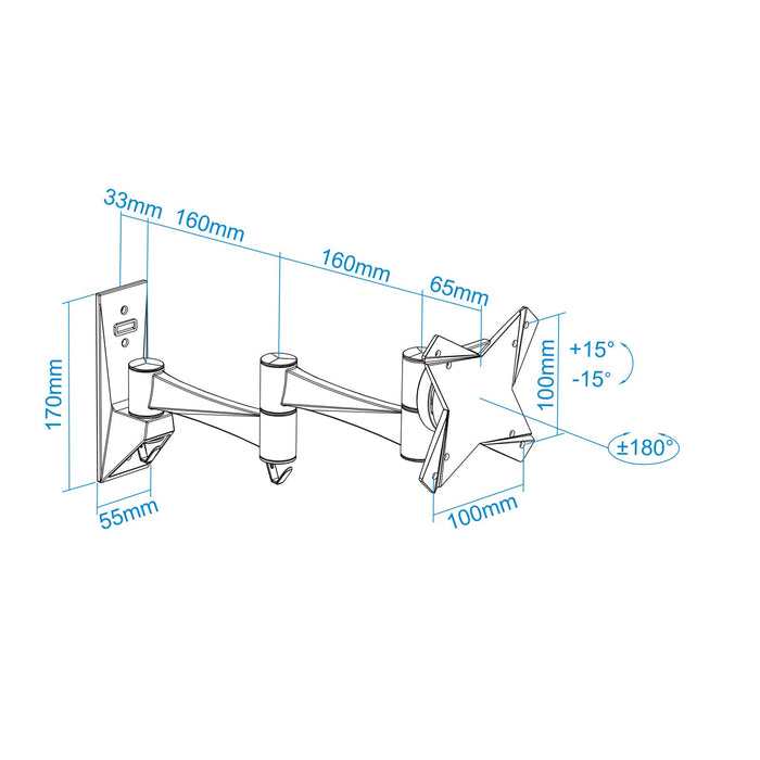 EAN 8433281004580 - TooQ LP2323TN-B soporte para TV 58,4 cm (23") imagen 9