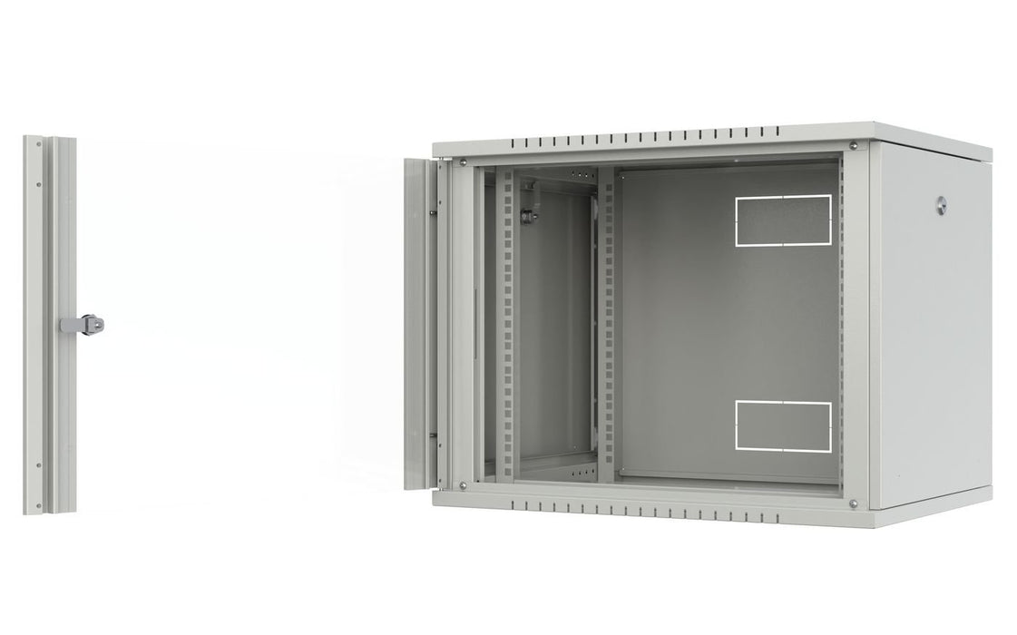 EAN 5715328161665 - Lanview RWF09U45WH armario rack 9U Bastidor de pared Blanco imagen 2