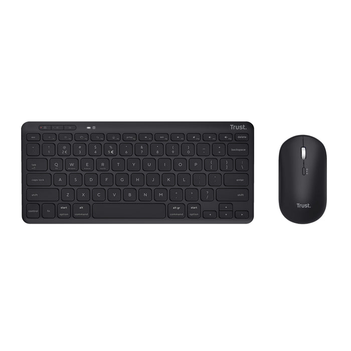 EAN 8713439248463 - Trust Lyra teclado Ratón incluido Oficina RF Wireless + Bluetooth AZERTY Francés Negro imagen 3