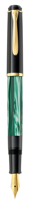 EAN 4012700994141 - Pelikan 994145 pluma estilográfica Sistema de llenado integrado Negro, Oro, Verde, Color mármol 1 pieza(s imagen 3