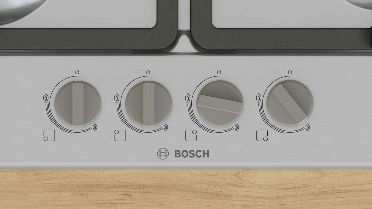EAN 4242005484614 - Bosch Serie 4 PGH6B5K90 hobs Acero inoxidable Integrado 60 cm Encimera de gas 4 zona(s) imagen 3