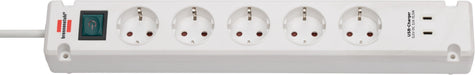 EAN 4007123691104 - Brennenstuhl 1150660425 base múltiple 3 m 5 salidas AC Interior Blanco imagen 1