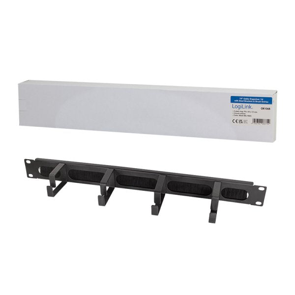 EAN 4052792068719 - LogiLink OR106B accesorio de bastidor Panel de gestión de cables imagen 8