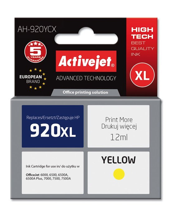EAN 5901452158873 - Activejet AH-920YCX cartucho de tinta 1 pieza(s) Compatible Alto rendimiento (XL) imagen 2