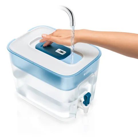EAN 4006387124236 - Brita Flow Basic Blue MX PRO Filtro para depósito de agua 8,2 L Azul, Transparente imagen 3