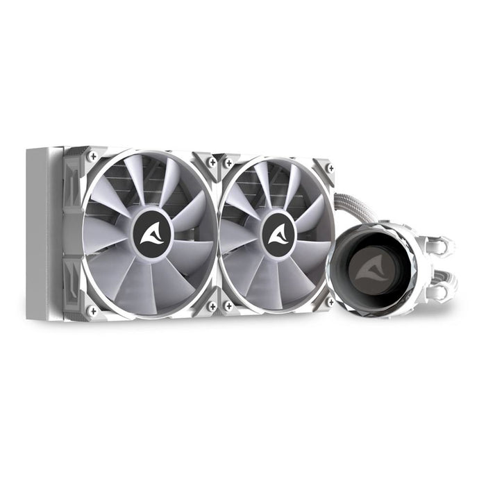 EAN 4044951038602 - Sharkoon S80 RGB Carcasa del ordenador, Procesador Sistema de refrigeración líquida todo en uno 12 cm Bla imagen 3