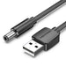 EAN 6922794757684 - Vention CEYBG cable de transmisión Negro 1,5 m USB A DC 5.5mm imagen 1