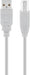 EAN 4040849687136 - Goobay 68713 cable USB USB 2.0 3 m USB A USB B Gris imagen 1