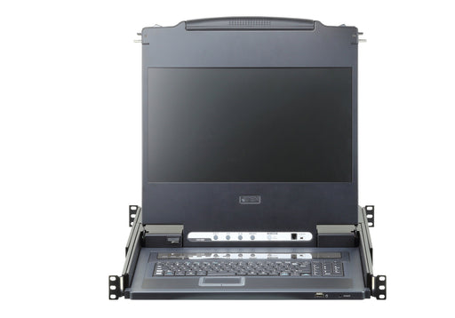 EAN 4719264643804 - ATEN CL6708MW-ATA-AG consola de rack 43,9 cm (17.3") 1920 x 1080 Pixeles Metal, Plástico Negro 1U imagen 2