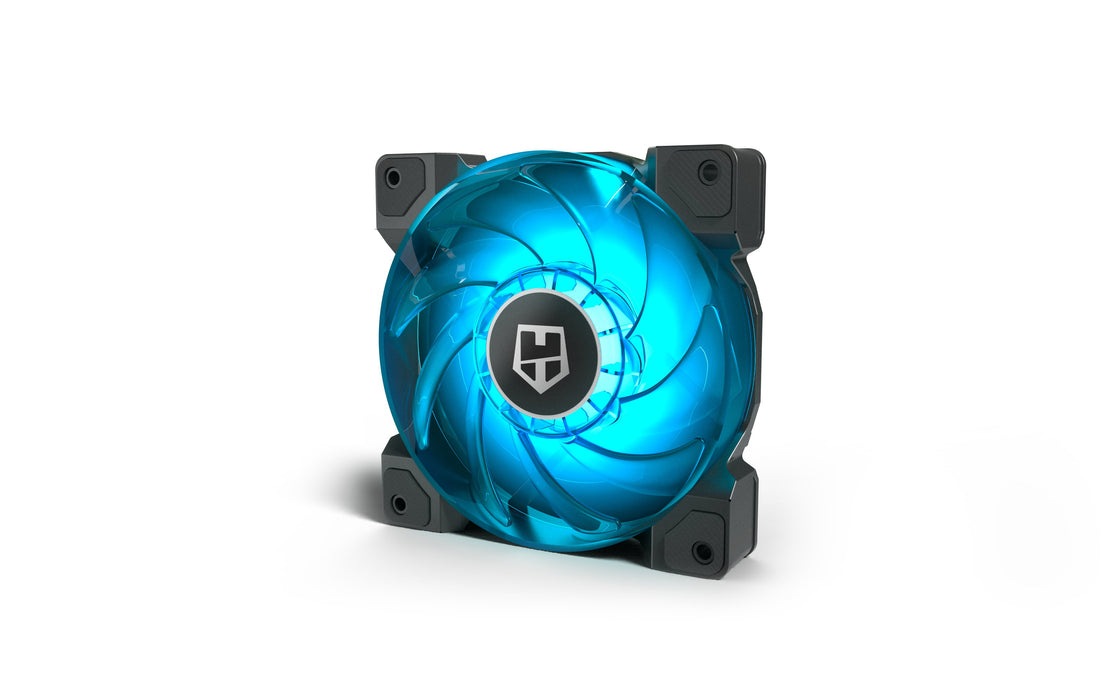 EAN 8436532168338 - NOX H-SYNC Carcasa del ordenador Ventilador 12 cm Negro, Transparente imagen 2