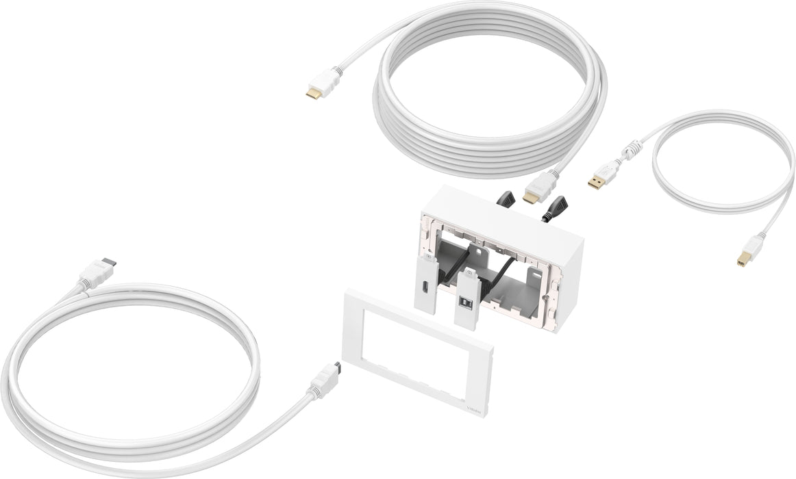 EAN 9792793000008 - Vision TC3-PK5M toma de corriente HDMI + USB Type-B Blanco imagen 2