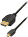 EAN 4012386422525 - Transmedia C241-1,5 cable HDMI 1,5 m HDMI tipo A (Estándar) HDMI tipo D (Micro) Negro imagen 1