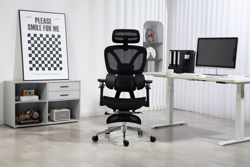 EAN 5901443391562 - Activejet YK848 BK silla de oficina y de ordenador Asiento de malla Respaldo de malla imagen 38