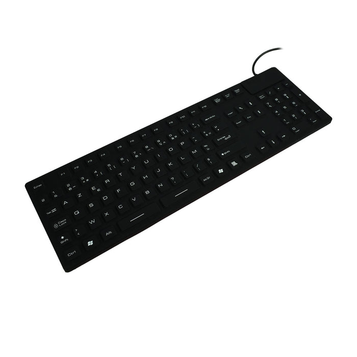 EAN 3700224765095 - MCL ACK-729/N teclado Universal USB + PS/2 AZERTY Francés Negro imagen 1