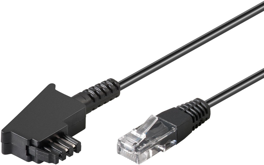 EAN 4040849512339 - Goobay 51233 cable telefónico 3 m Negro imagen 1