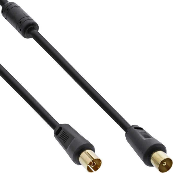 EAN 4043718129362 - InLine 69450P cable coaxial IEC 0,5 m Tipo F Negro imagen 1