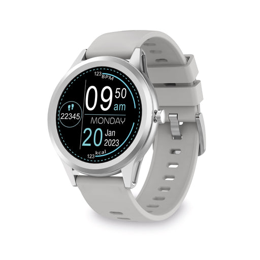 EAN 8427542128474 - Ksix Globe 3,25 cm (1.28") TFT 44.5 mm Digital 240 x 240 Pixeles Pantalla táctil Plata imagen 1
