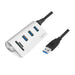 EAN 4052792053029 - LogiLink CR0045 hub de interfaz USB 3.2 Gen 1 (3.1 Gen 1) Type-A 5000 Mbit/s Plata imagen 1