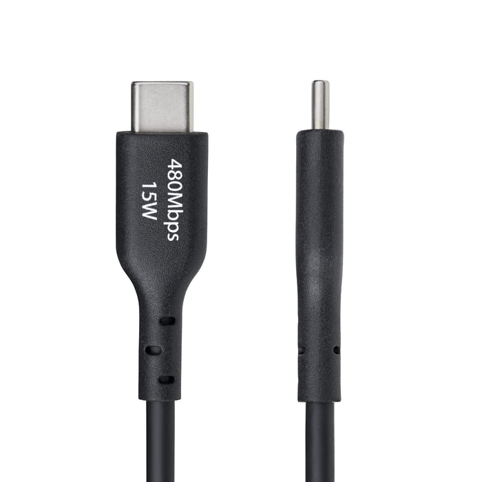 EAN 0065030911849 - StarTech.com USB2AC2MNC cable USB USB A USB C Negro imagen 3