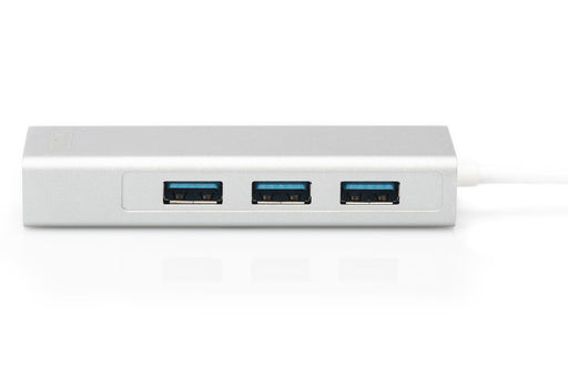 EAN 4016032430100 - Digitus DA-70255 base para portátil y replicador de puertos USB 3.2 Gen 1 (3.1 Gen 1) Type-C Gris, Blanco imagen 2