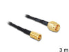 EAN 4043619886470 - DeLOCK 88647 cable coaxial RG-174 3 m SMA SMB Negro imagen 1