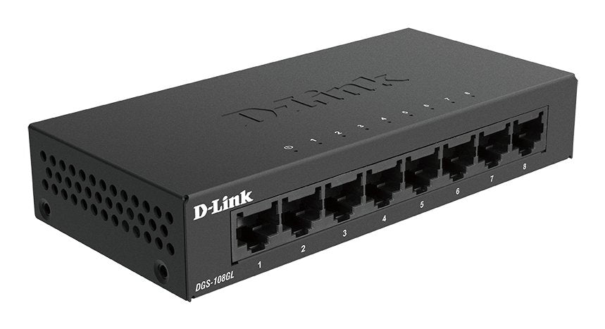 EAN 0790069458583 - D-Link DGS-108GL No administrado Gigabit Ethernet (10/100/1000) Negro imagen 2
