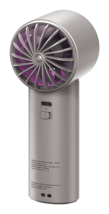 EAN 23942323426 - Verbatim Cool 'n' Go Ice Touch Gris, Púrpura Ventilador de mano imagen 3