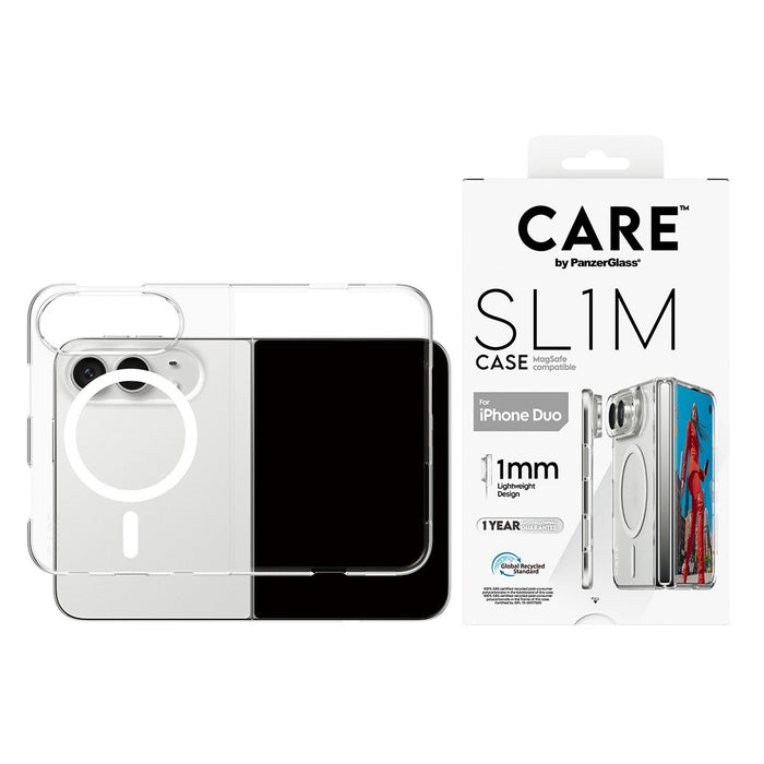 EAN 5715685044908 - PanzerGlass CARE™ by ® SL1M Case Transparent w. White MagSafe iPhone Duo funda para teléfono móvil 19,3 c imagen 2