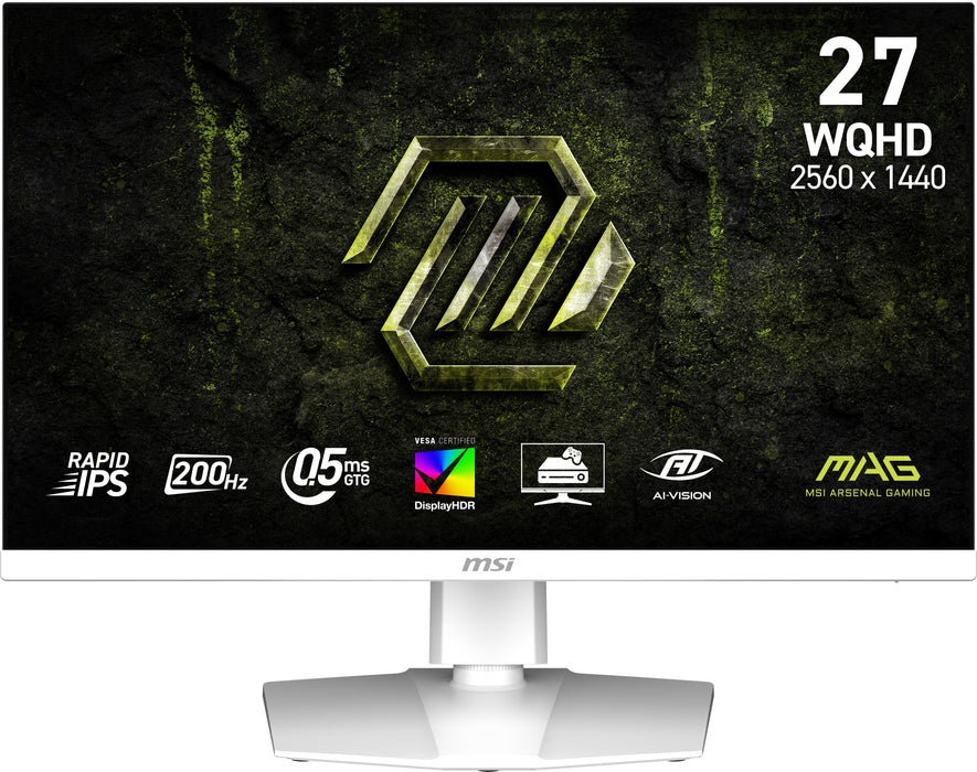EAN 4711377368162 - MSI MAG 274QRFW E20 pantalla para PC 68,6 cm (27") 2560 x 1440 Pixeles Wide Quad HD LCD Blanco imagen 3