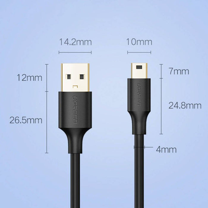 EAN 6957303834723 - Ugreen US132 cable USB USB 2.0 2 m USB A Mini-USB B 0,48 Gbit/s Negro imagen 24