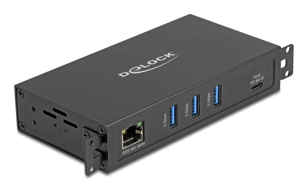 EAN 4043619643363 - DeLOCK 64336 hub de interfaz USB 3.2 Gen 1 (3.1 Gen 1) Type-C 5000 Mbit/s Negro imagen 1