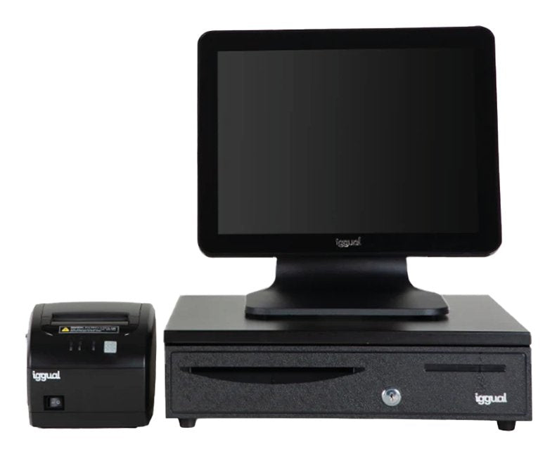 EAN 2520022417498 - iggual IGG319635pack80 N100 Todo-en-Uno 38,1 cm (15") 1024 x 768 Pixeles Pantalla táctil Negro imagen 2