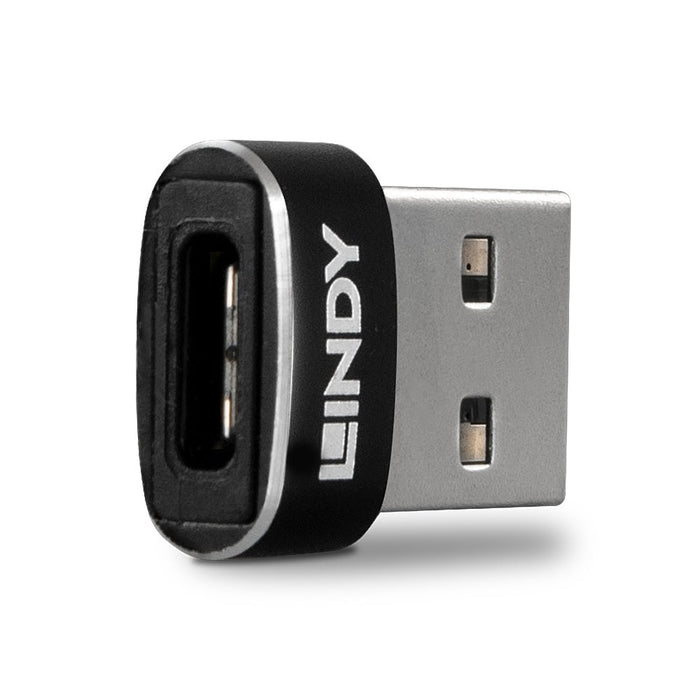 EAN 4002888418843 - Lindy 41884 cambiador de género para cable USB Type-A USB Type-C Negro imagen 2