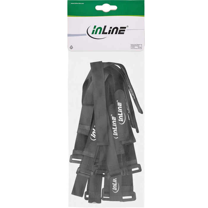 EAN 4043718309177 - InLine 59945T presilla Nylon Negro 10 pieza(s) imagen 4