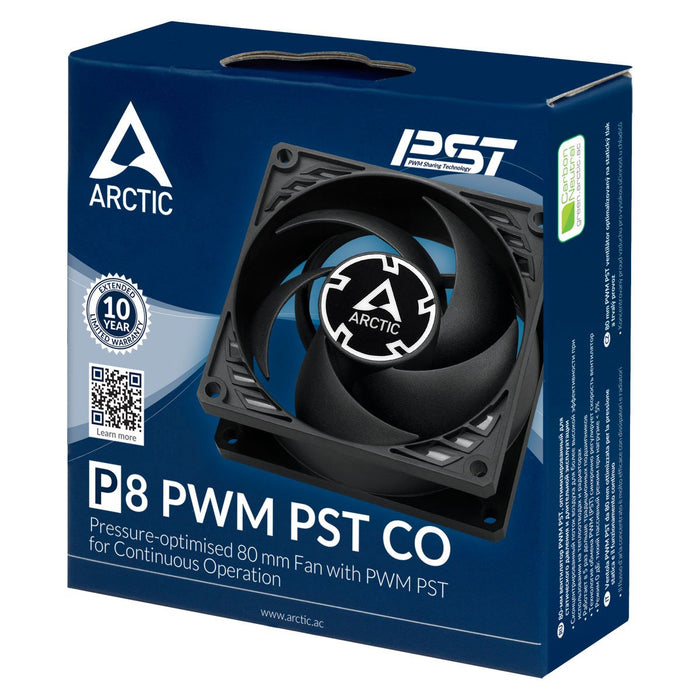 EAN 4895213702041 - ARCTIC P8 PWM PST CO Carcasa del ordenador Ventilador 8 cm Negro imagen 6