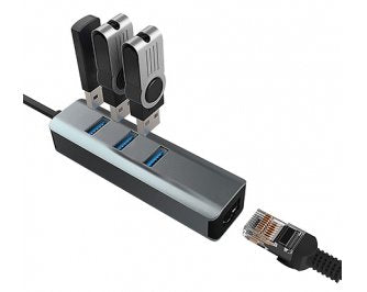 EAN 4718308531893 - Vakoss TC-4502X hub de interfaz USB 3.2 Gen 1 (3.1 Gen 1) Type-A 5000 Mbit/s Negro imagen 2