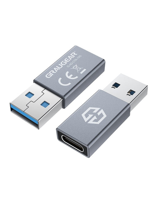 EAN 4260746550177 - GRAUGEAR G-AD-CTA-10G cambiador de género para cable USB-A USB-C Plata imagen 1